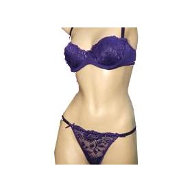 Buy Mopas Sexy Lace Multifunctional Bra and Thong panty set by Mopas