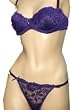 Mopas Sexy Lace Multifunctional Bra and Thong panty set