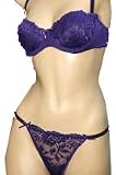 Mopas Sexy Lace Multifunctional Bra and Thong panty set