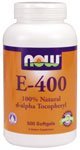E-400 by NOW Foods - Vitamins (400 IU - 500 Softgels)