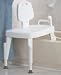 Medline Plastic Transfer Bench with Back