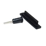 Bluecell 3 Set Black/White/Clear Anti-Dust Dock Jack Cover Plug Stopper for ....