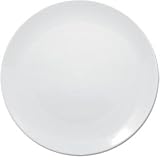 White Coupe Plates Crockery Dinner Set - 26cm 10.25
