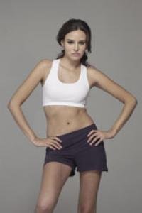 sporta bra cotton spandex white womens, 12