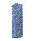 IMAGE OF Geometrix by Schonbek MT0413ALA Matrix 1 Light Mini Pendant with Alabaster Strass crystal