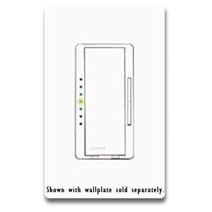Light Almond Lutron Maestro 600watt Electronic Low voltage Single Pole or Multi-Location Smart Dimmer