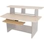Omnirax Presto Computer Keyboard Shelf - Only, Mahogany