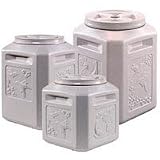 Gamma Vittles Vault Seed Vault Plus Airtight Bird Seed Storage Container 35-lb capacity mocha granite-color- 12 length x 12 width x 16.75 height
