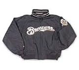 Milwaukee Brewers Closeout Youth Dugout Jacket by Majestic