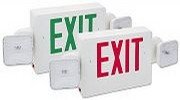 Combination LED Emergency Exit Lighted Sign Combination LED Emergency Exit Sign