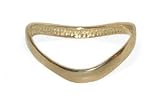 10 KT Yellow Gold Plain Thumb Ring 10K Designer Band