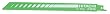Hitachi 725321 9-Inch, 10 TPI, Bi-Metal, Metal Cutting Reciprocating Saw Blades - 5 Pack