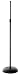 Adam Floor Microphone Stand w/cable clips - Black