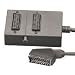 SB02S Switched SCART adaptor, 2-way, nickel plated - bulk