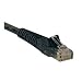 20FT CAT6 Gigabit Black Snagless Patch Cable RJ45M/M