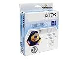 Electronics : TDK  DVD+R47CBED10LS DVD+R 16x L/scribe 10pk Spindle