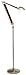 Verona Halogen Floor Lamp in Walnut and Brushed Steel