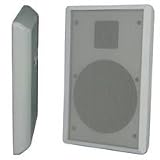 Slimline 2-way flush mount speaker, 4 ohms & 100V - Black