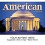 Min Qty 150 Travel Wall Calendars, Great Symbols of American History, 13 Month