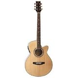 JB Player Acoustic-Electric Guitar - Transparent Black