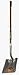 Tools & Hardware : Ames True Temper Viper Square Point Shovel with 47-Inch Innovative Fiberglass Handle #1330100