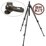 190XPROB 3-Section Tripod with 322R Ball Head w/Quick-Release - Supports 11.0 lbs (5.0 kg)