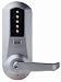Kaba Ilco 5021-XS-WL-26D-41 Mechanical Pushbutton Combination Lock with Lever, Schlage SC1 Keyway Cylinder included, Satin Chrome Finish