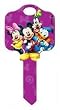 Mickey Mouse and Friends Schlage SC1 House Key Disney