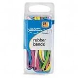 Swingline Work Essentials Rubber Bands, 75 Count, Assorted Colors, (S7071750)