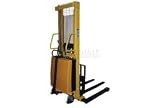 Battery Operated Lift Stacker Adjustable Forks Inside Adjustable Legs 63 Lift