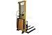 Battery Operated Lift Stacker Adjustable Forks Inside Adjustable Legs 63 Lift