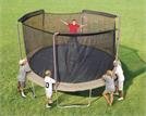 14 ft. Frame Size Round Replacement Trampoline Net for 3 Arch Enclosure System Bounce Pro TR-14-63A with Sleeves