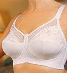 Elila Embroidered Microfiber softcup bra