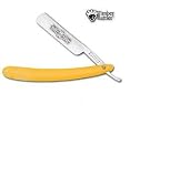 Timber Rattler Yellow Straight Shaving Razor