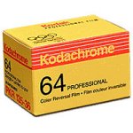 Kodak Kodachrome PKR 64 Color Slide Film ISO 64, 35mm Size, 36 Exposure, Transparency, USA