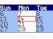 Software : Calendar Bar