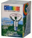 Chromalux Light Bulb Flood Full Spectrum 75W Blb