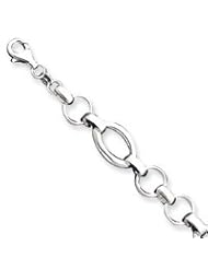 Sterling Silver Fancy Bracelet QG526-7"