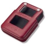2 Pack of CASE, RED LEATHER FOR SANSA E100