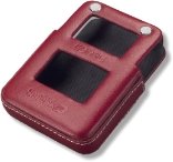 2 Pack of CASE, RED LEATHER FOR SANSA E100