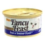 Friskies Fancy Feast Flaked Fish & Shrimp Feast Gourmet Cat Food- net wt. 3 oz., case of 24