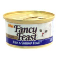 Friskies Fancy Feast Flaked Fish and Shrimp Feast Gourmet Cat Food- net wt. 3 oz., case of 24 by Fancy Feast