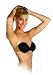 Totally Backless & Strapless Bra W/adhesive Clear Wing Cup Size "D" (2 Per Pack, Black & Beige)