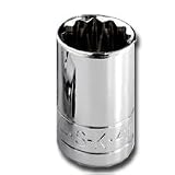 S K Hand Tools SKT40824 1/2 Drive 12 Point Deep Socket 3/4