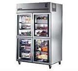 True TR2RPT-4HG-2S Pass Thru Refrigerator 2 Sec. 56CuFt