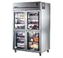True Pass-thru 56 Cu Ft Refrigerator W/ 4 Glass Half-front Doors - TR2RPT-4HG-2S