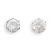 CZ Stainless Steel Stud Earrings