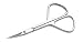 Tweezerman Deluxe Cuticle Scissors (select option/size)