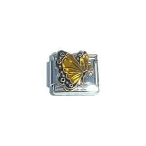 Buy Clearly Charming November Topaz Color Butterfly Birthstone Insect Animal Italian Charm by Clearly Charming