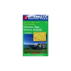 Kompass Karten, Villacher Alpe, Unteres Drautal